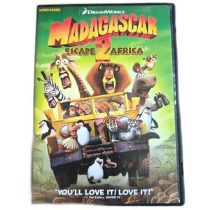 Madagascar Escape 2 Africa DVD DreamWorks Animated Family Movie